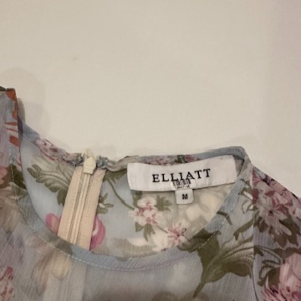 Elliatt Floral Long Sleeve Romper/Playsuit Sz M - Picture 12 of 14